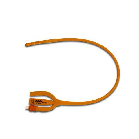 Foley Catheter, Silicone Coated Latex, 3-way 30cc 16fr 10ea/bx
