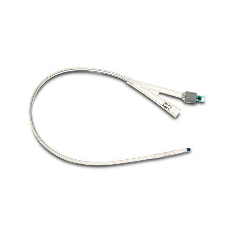 Foley Catheter, 100% Silicone, 5cc 2-Way 12fr