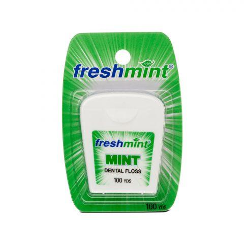 Dental Floss, Waxed, 100yds - 12ea/bx