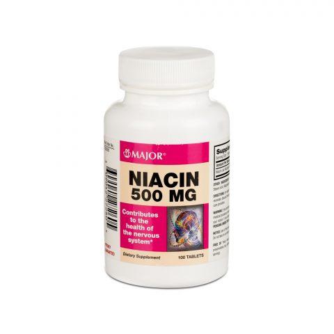 Niacin (Vitamin B3) 500mg Tabs 100's
