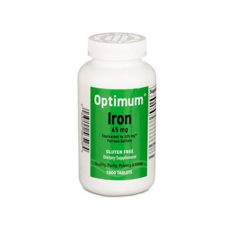 Ferrous Sulfate 325mg Tabs (Supplies65mg of Iron) 1000's EA