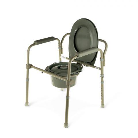 Commode Standard Folding 350lb Capacity - 4ea/cs