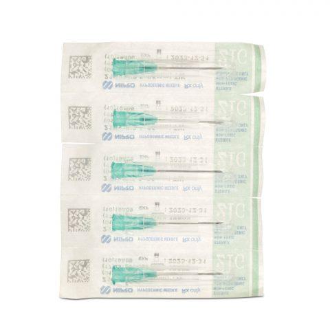 Needles Only Hypodermic Sterile Regular Bevel, 21Gx1" 100/bx10bx/cs