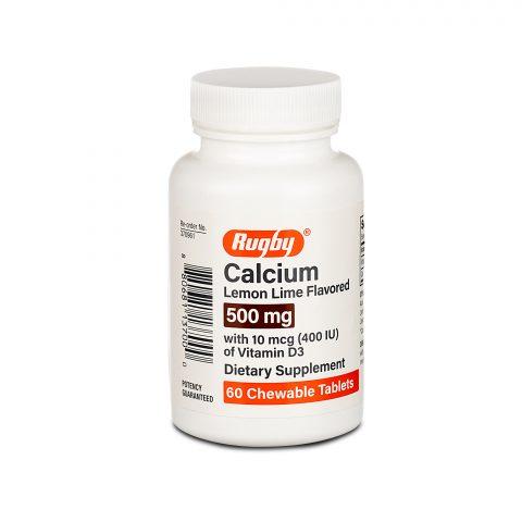 OsCal Calcium 500 + D 400 IU Chewable Lemon Tabs (Oyster Shell) 60's