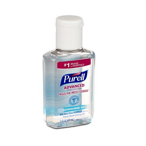 Purell Advanced Instant Hand Sanitizer 2oz Flip-Cap 24ea/cs