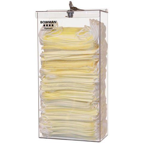 Locking Face Mask Holder Transparent