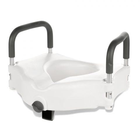 Raised Toilet Seat w/Handle 5" 300lb Capacity