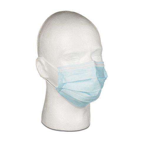Masks Face Earloop 3-Ply Level 1- 50ea/bx 20bx/cs