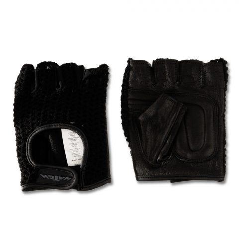 Padded Mesh Wheelchair Gloves XL Black