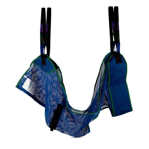 Sling Full-Body Mesh Polyester w/ Commode Opening Large 600lbs Capacity