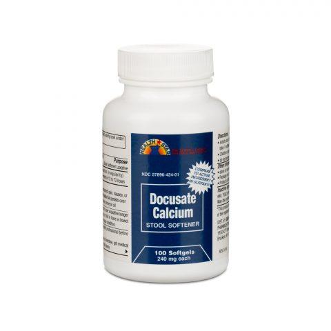 Docusate Calcium 240mg, Kaopectate Surfak Gen. Softgels 100/bt