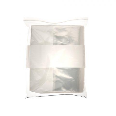 Bags, Zip Lock Clear w/White Block, 8"x10"