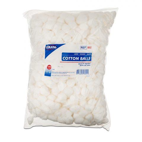 Cotton Balls, Large, N/S 1000/Bag 2Bags/Cs