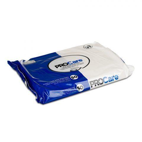 ProCare Adult Moist Wipe Washcloth Soft Pack - 50ea/pk 12pk/cs (600ct)