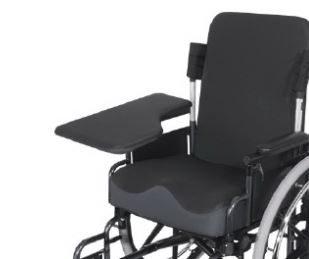 Vinyl-Covered Half Wheelchair Tray Left