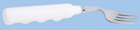 Comfort Grip Curved Utensils Fork Left-Handed Angled