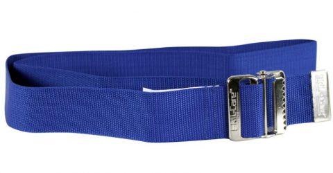 EZ Clean Gait Belt Metal Buckle Blue 60"