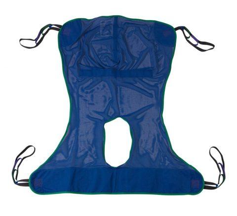 Sling Full-Body Mesh Polyester w/ Commode Opening Medium 600lbs Capacity