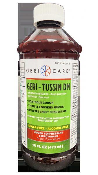 Robitussin DM (Cough & Chest Congestion) Sugar Free Alcohol Free 200mg 10ml 16oz - 12ea/cs