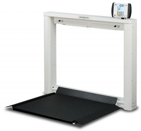 Wall Mount Fold Up Scale