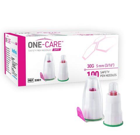 One-Care Opti Safety Pen Needle 30g x 5mm - 100ea/bx