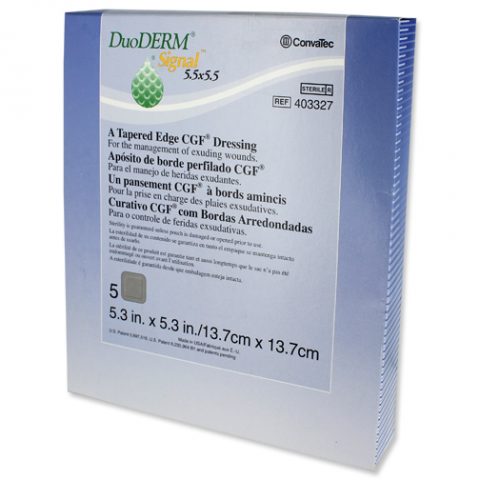 Duoderm Signal Dressing 5.5"x5.5" 5ea/bx